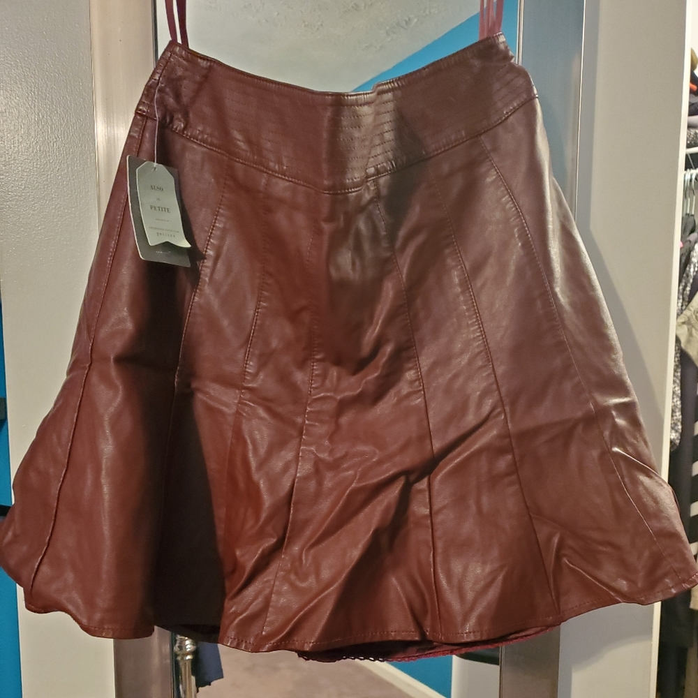 Leather-like Skirt
